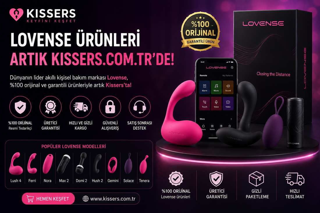 Lovense Ürünleri Artık Kissers.com.tr'de | %100 Orijinal ve Garantili Lovense Türkiye