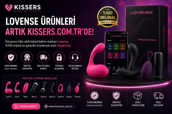Lovense Ürünleri Artık Kissers.com.tr'de | %100 Orijinal ve Garantili Lovense Türkiye