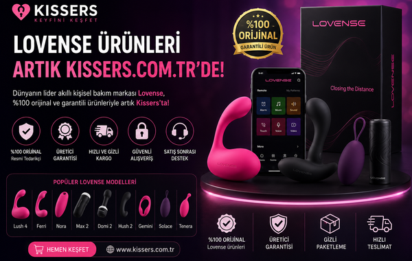 Lovense Ürünleri Artık Kissers.com.tr'de | %100 Orijinal ve Garantili Lovense Türkiye