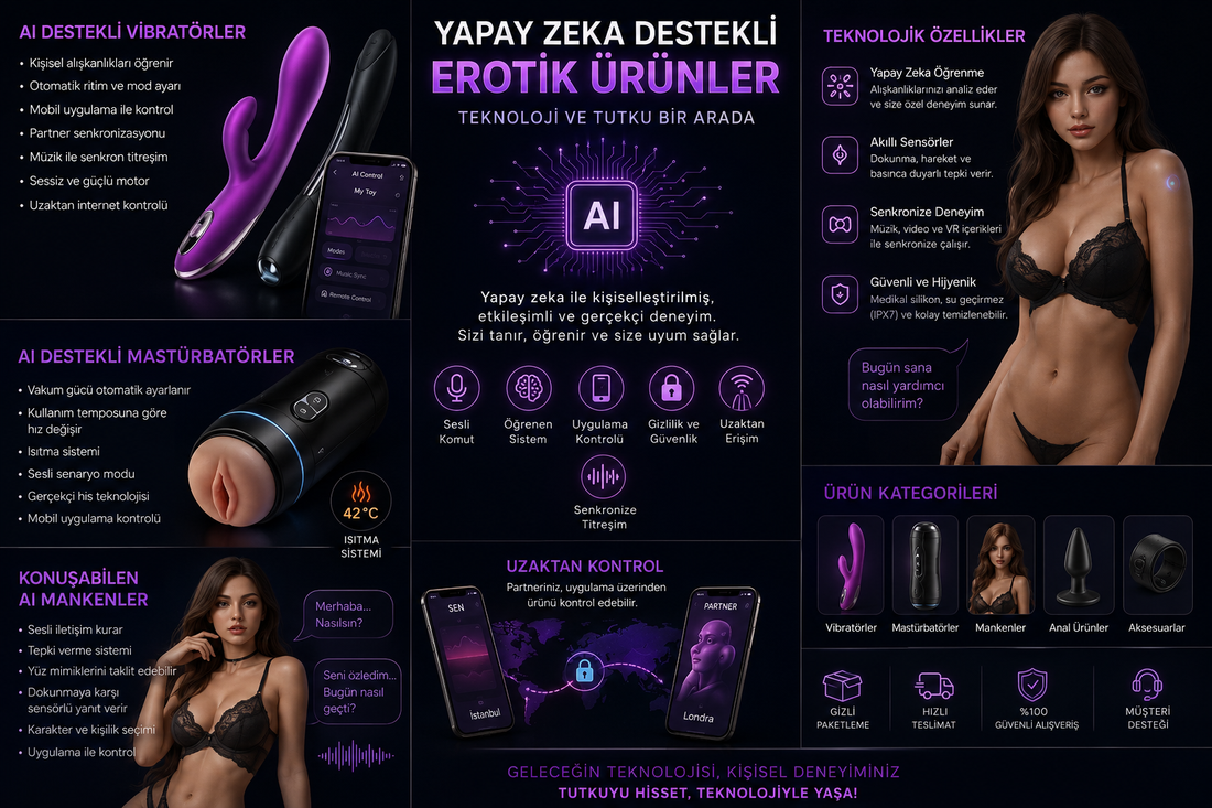 Yapay Zeka Destekli Erotik Ürünler: Geleceğin Teknolojisi Artık Yatak Odanızda