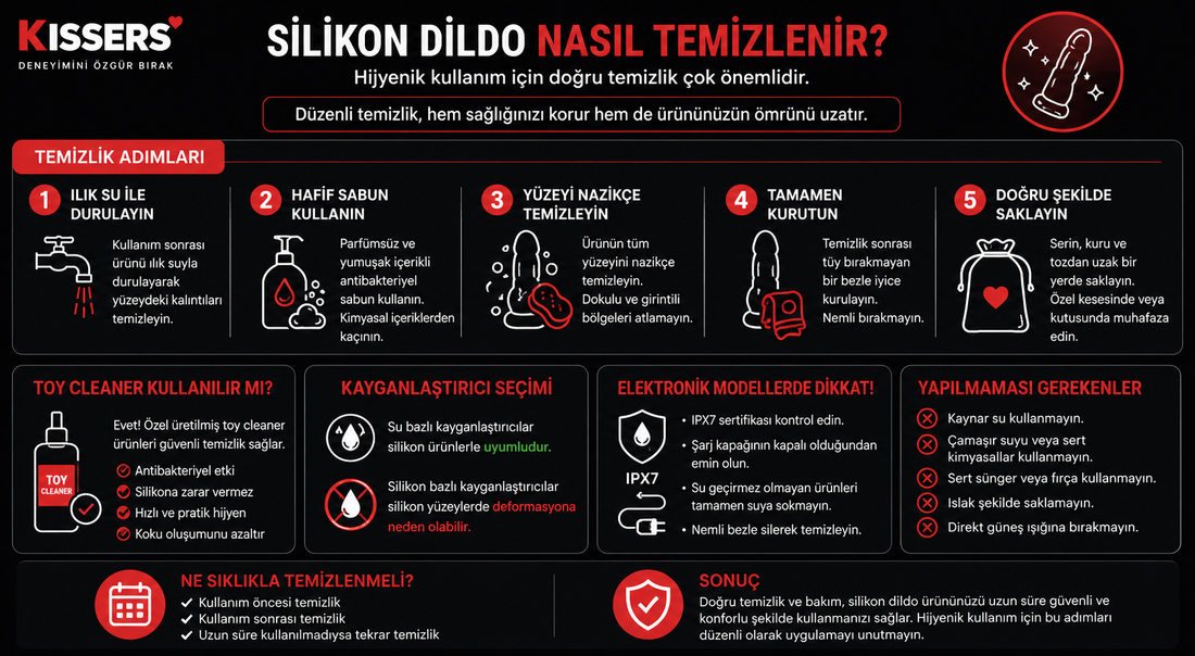 Silikon Dildo Nasıl Temizlenir? Hijyen ve Doğru Temizlik Rehberi