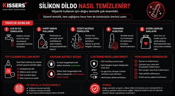 Silikon Dildo Nasıl Temizlenir? Hijyen ve Doğru Temizlik Rehberi