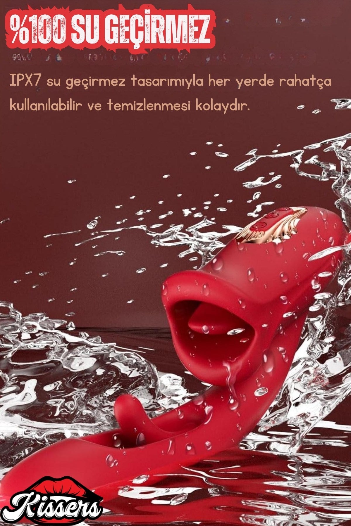 Titreşimli Aşağı Yukarı Dudak Ve Dil Hareketli G Noktası Ve Klitoris Uyarıcılı Hareketli Vibratör