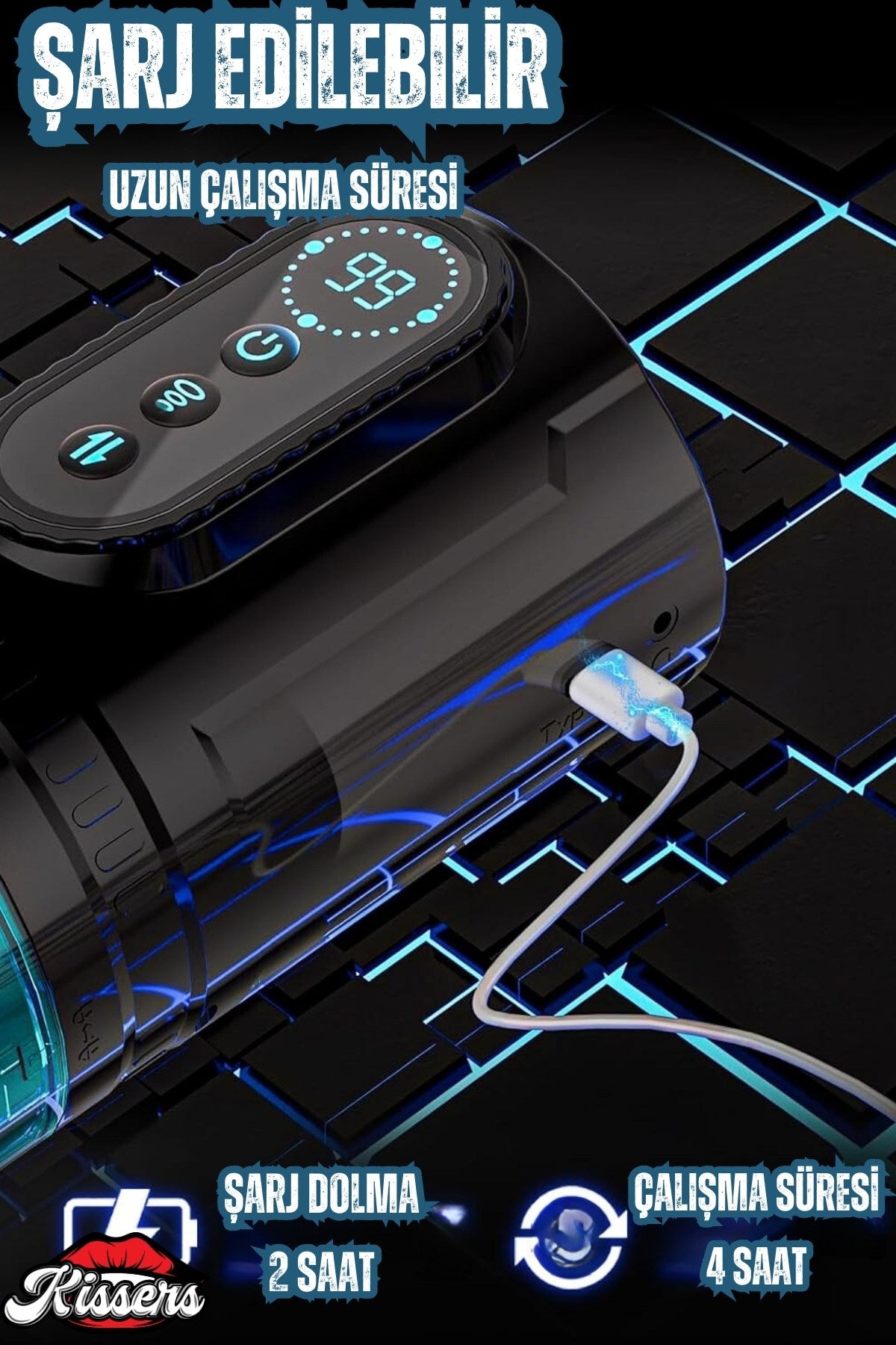 Isıtmalı İleri Geri Hareketli Emişli Ve Titreşimli Suni Vajina Dijital Ekranlı Otomatik Mastürbatör