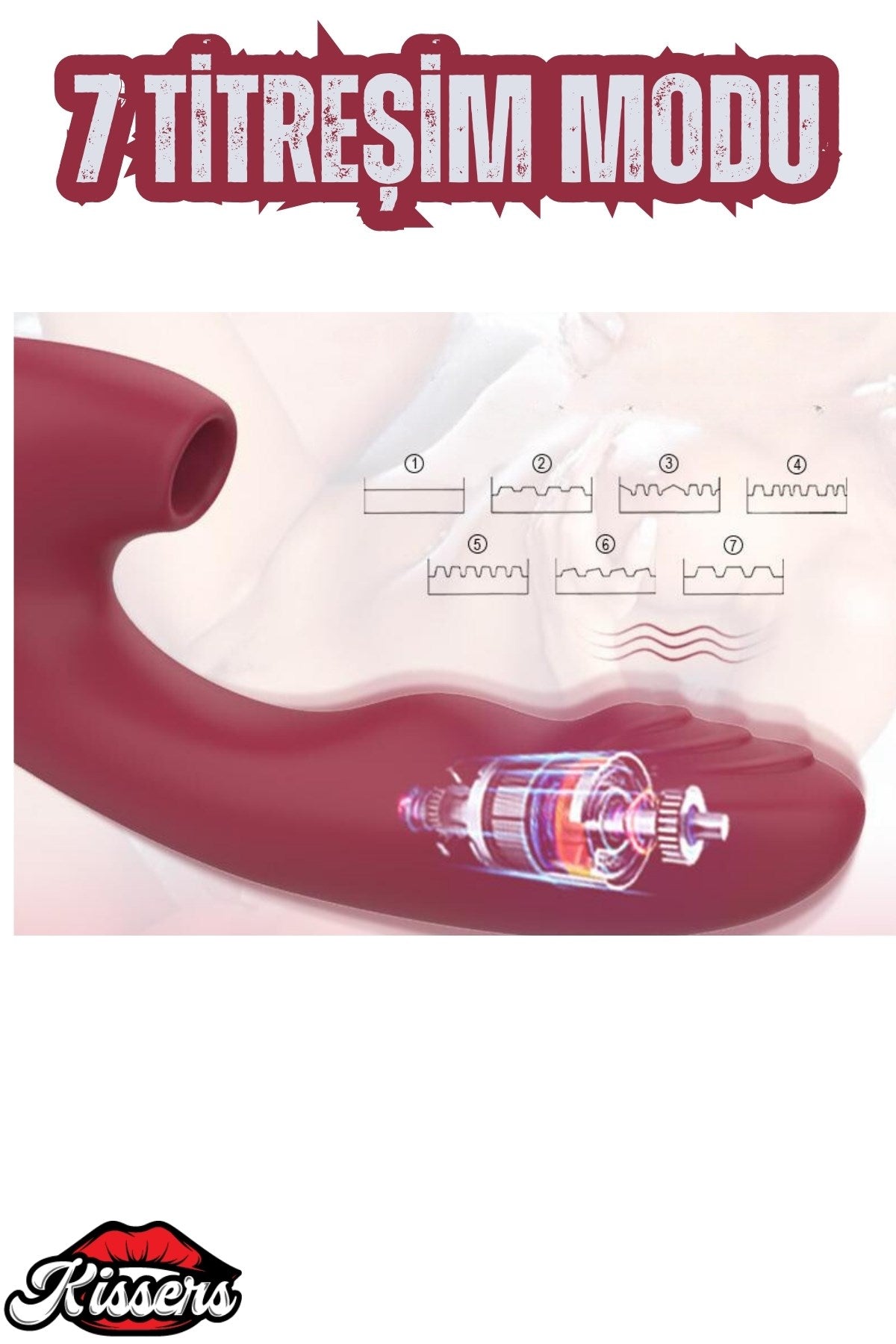 Şarjlı Akıllı Isıtmalı G-Spot ve Klitoris Emiş Uyarıcı Çift Motorlu Dalga Hareketli Rabbit Vibratör