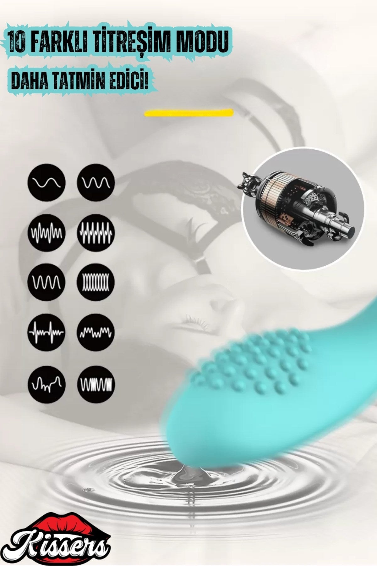 Uzaktan Kumandalı Giyilebilir Şarjlı Tırtıklı G Noktası Ve Klitoris Uyarıcılı 2'si 1 Arada Vibratör