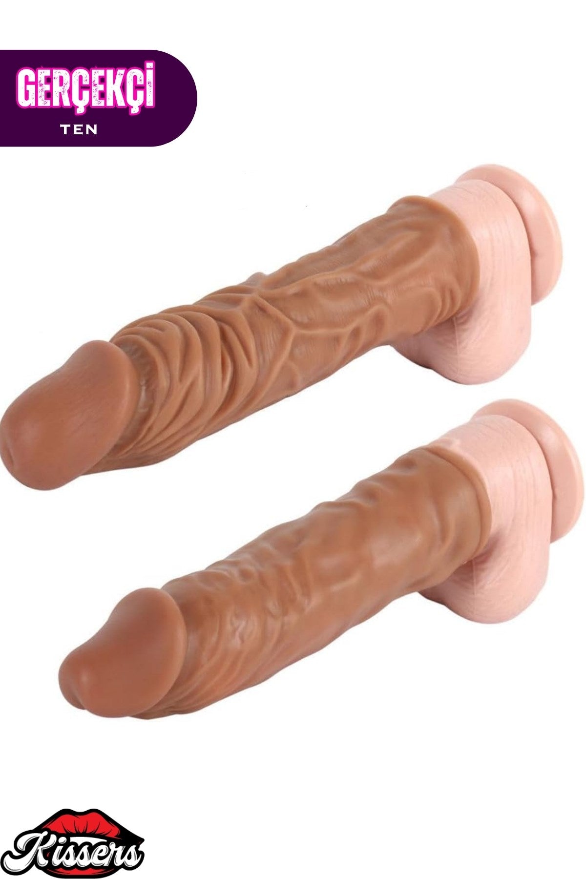 Ultra Realistik Damarlı Gerçekçi Görünüm Melez Renk Esnek Yapıda Penis Kılıfı 