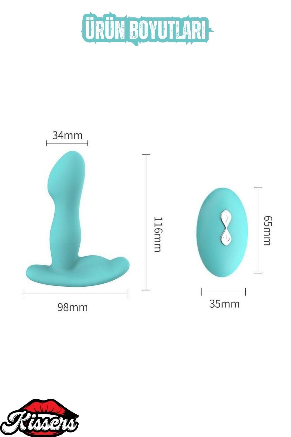 Kablosuz Kumandalı Klitoris ve G-Spot Uyarıcı Külot İçi Giyilebilir 2 in 1 Vibratör