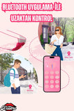 Telefon Kontrollü Uzaktan Kumandalı Vajina & Klitoris Uyarıcılı Giyilebilir Kalp Vibratör