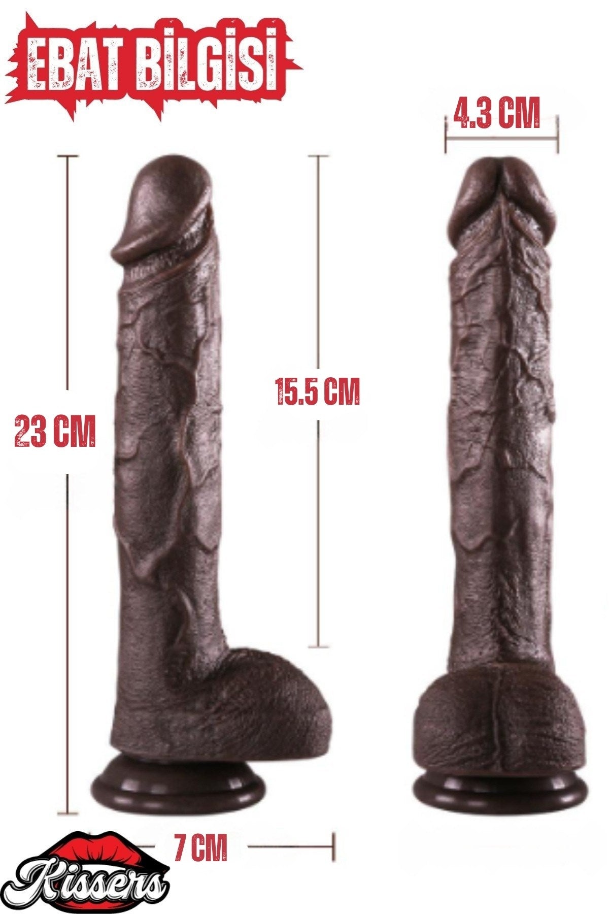 Uzaktan Kumandalı Isıtmalı İleri Geri Hareketli Rotasyonlu Realistik Esmer Ten Penis Dildo 23 Cm