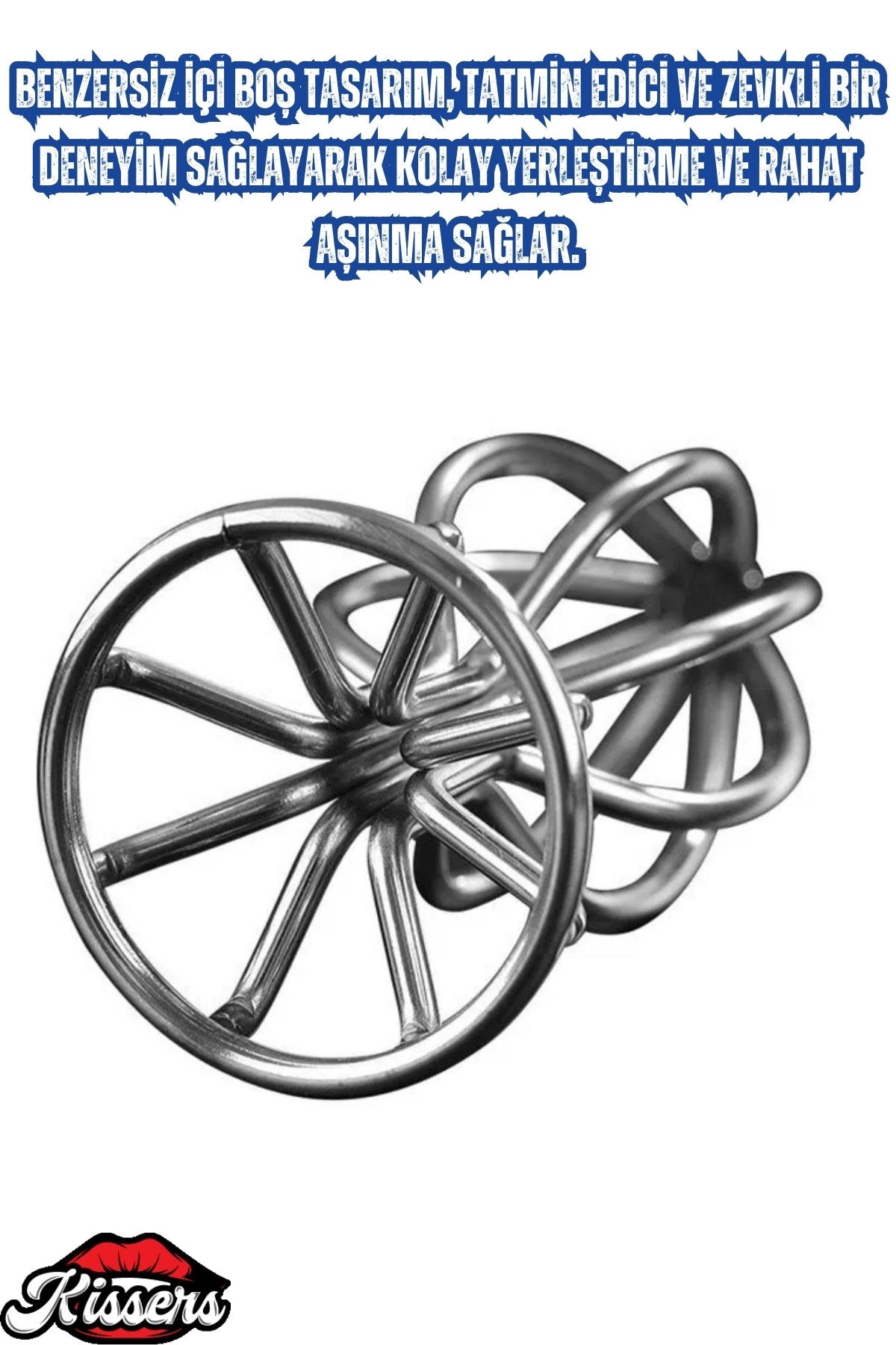 Paslanmaz Çelik İçi Boş Tasarım Pürüzsüz Silver Orta Boy Metal Anal Butt Plug