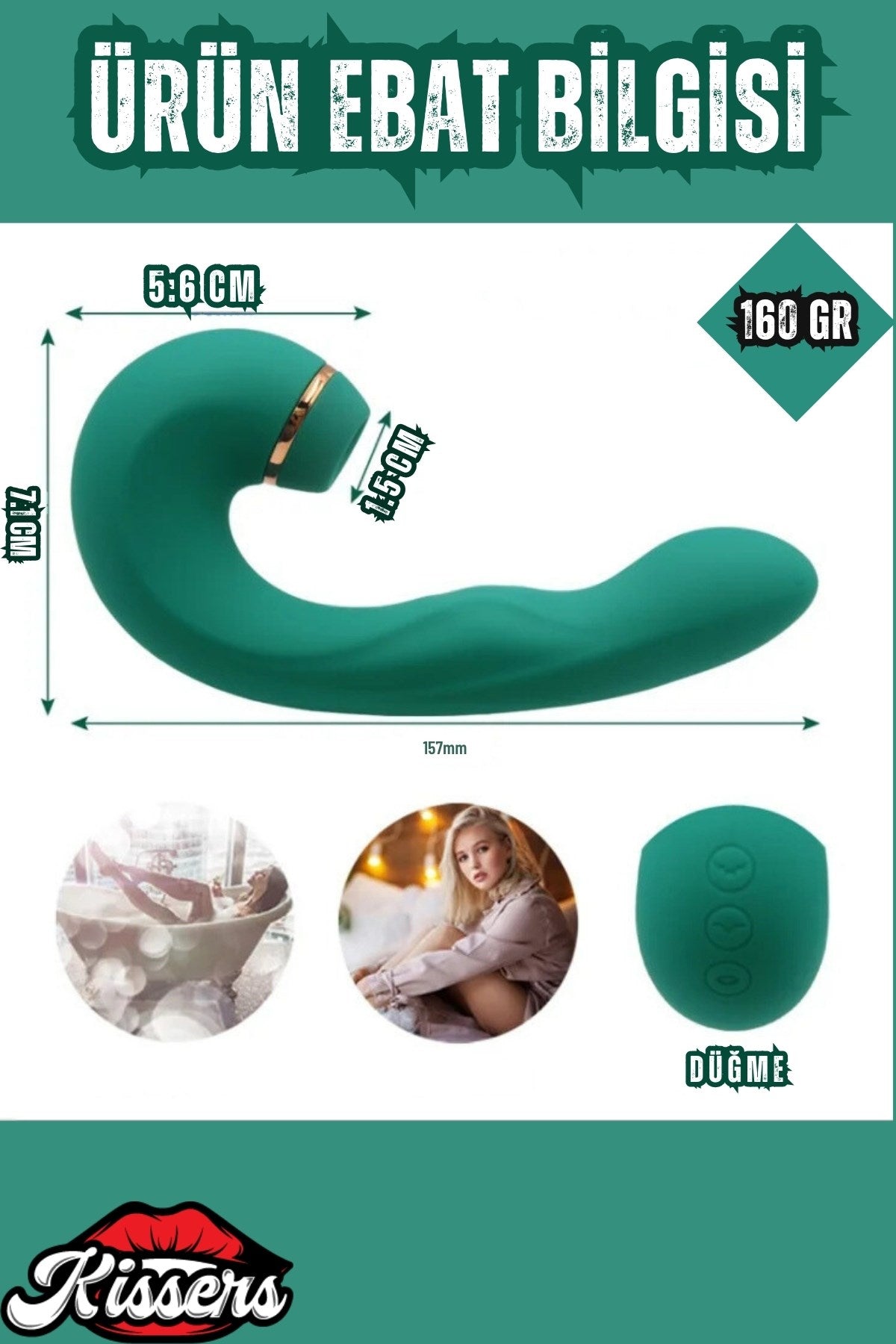 Cinsel Oyuncak G-Spot Uyarıcılı Klitoris Emişli Tıklama Modlu Güçlü Titreşimli 3 in 1 Vibratör