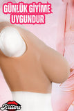 Medikal Silikon Gerçekçi Giyilebilir Suni Silikon Giyilebilir Yapay Göğüs Askılı 81 Cm