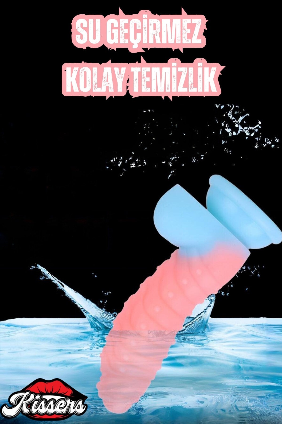 Cinsel Oyuncak Karanlıkta Parlayan Tırtıklı Dildo Ultra Yumuşak Realistik Yapay Penis 18 Cm