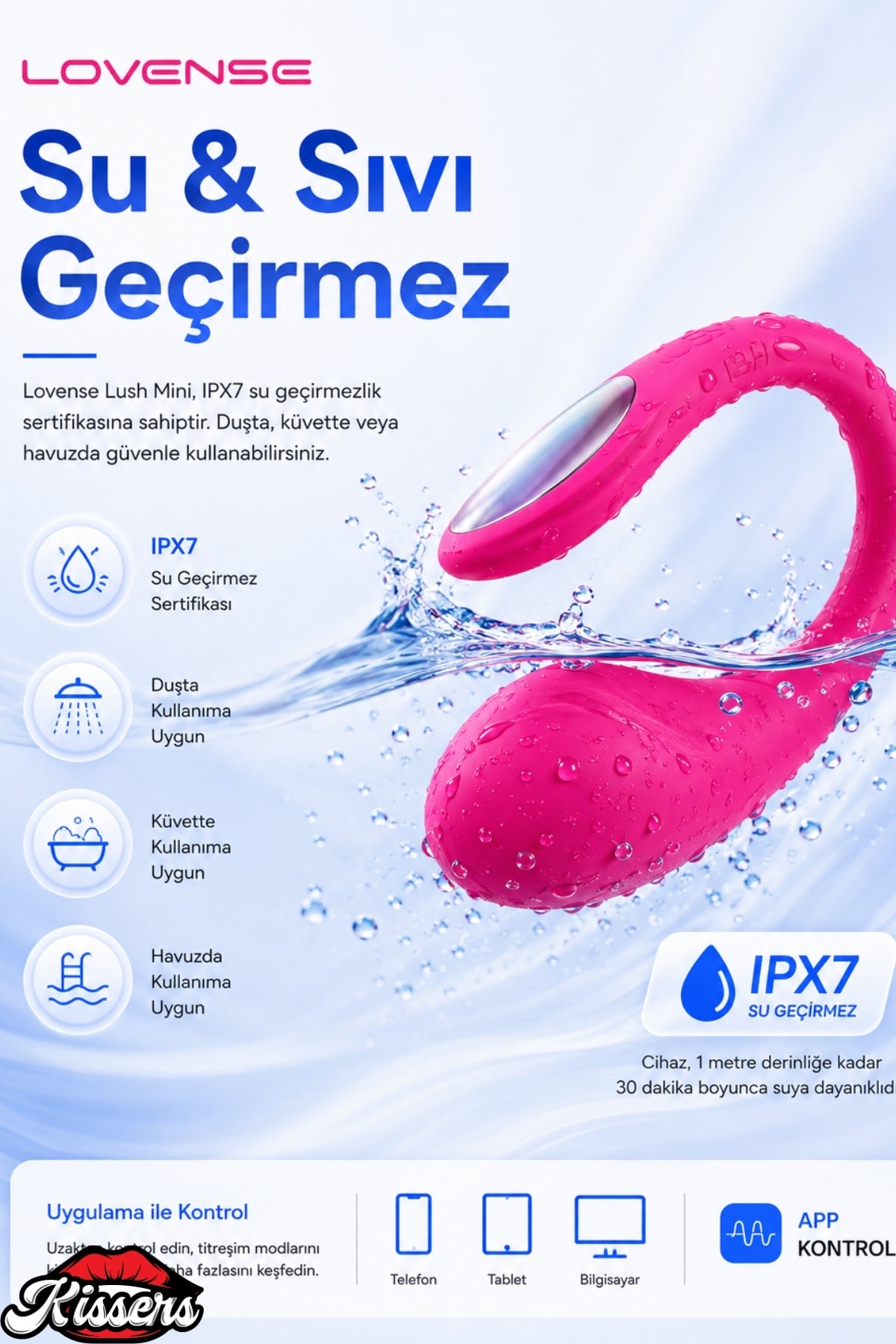 Lovense Dünyanin Her Yerinden Kontrol Edilebilen Giyilebilir Lush Mini Vibratör