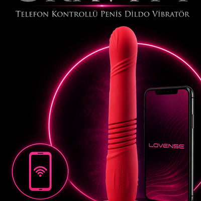 Lovense Dünyanin Her Yerinden Kontrol Edilebilen Gravity Telefon Kontrollü Giyilebilir Güçlü Titreşimli Vibratör