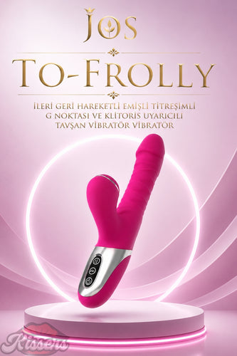Jos To-Frolly İleri Geri Hareketli Emişli Titreşimli G Noktası ve Klitoris Uyarıcılı Tavşan Vibratör