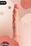 Gerçekçi Realistik Dokuda Vantuzlu Dildo Yapay Sert Penis 23 cm