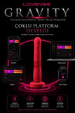 Lovense Dünyanin Her Yerinden Kontrol Edilebilen Gravity Telefon Kontrollü Giyilebilir Güçlü Titreşimli Vibratör
