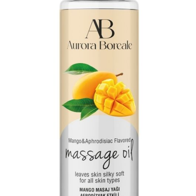 Aurora Boreale Mango Aromalı Afrodizyaklı Masaj Yağı 150 ml Su Bazlı Masaj Yağı