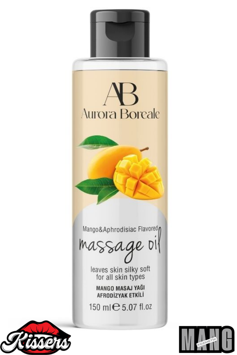 Aurora Boreale Mango Aromalı Afrodizyaklı Masaj Yağı 150 ml Su Bazlı Masaj Yağı