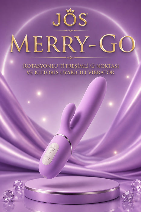 Jos Merry-Go Rotasyonlu Titreşimli G Noktası Ve Klitoris Uyarıcılı Vibratör