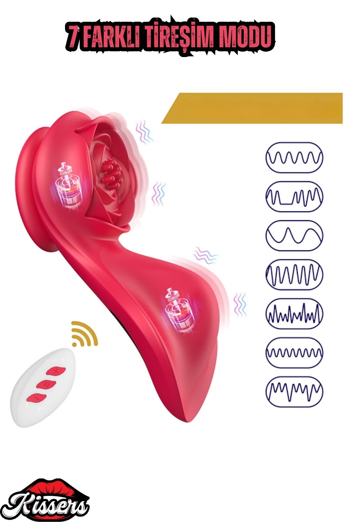 Paraty Şarjlı Kablosuz Kumandalı Mıknatıslı Klitoris Uyarıcı Giyilebilir Vibratör