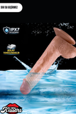 Gerçekçi Realistik Dokuda Vantuzlu Dildo Yapay Sert Penis 23 cm