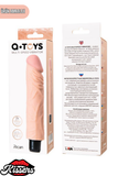 Gerçekçi Dokulu Titreşimli Yapay Penis Dildo 22.5 Cm Pil Çalışan Kademe Ayarlı TPE Vibratör