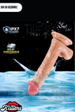 Gerçekçi Realistik Dokuda Vantuzlu Dildo Yapay Sert Penis 18 cm