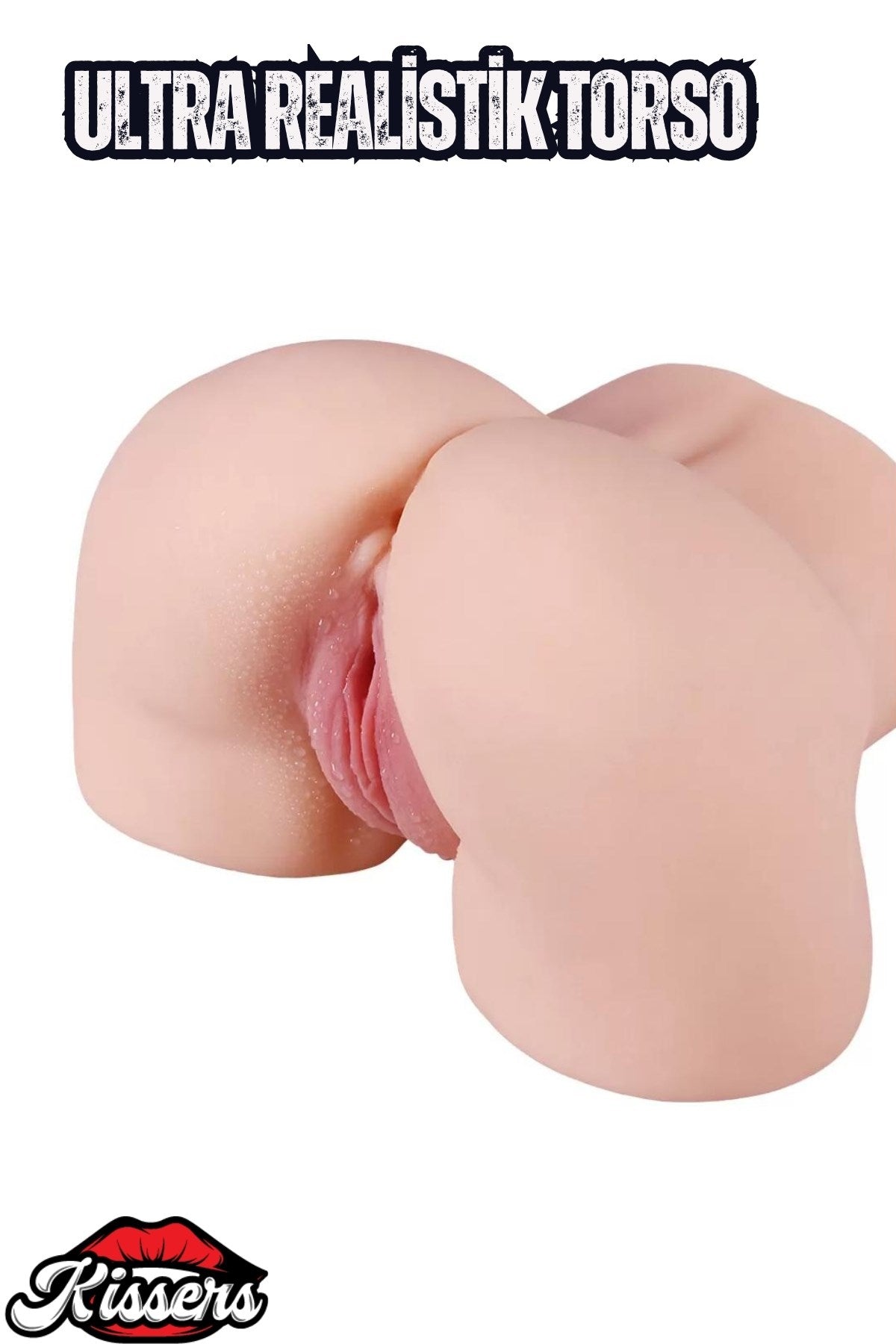 Ultra Gerçekçi Isıtmalı Titreşimli Realistik Çift Girişli Anal Vajinal Mastürbatör Kalça 2.2 Kg