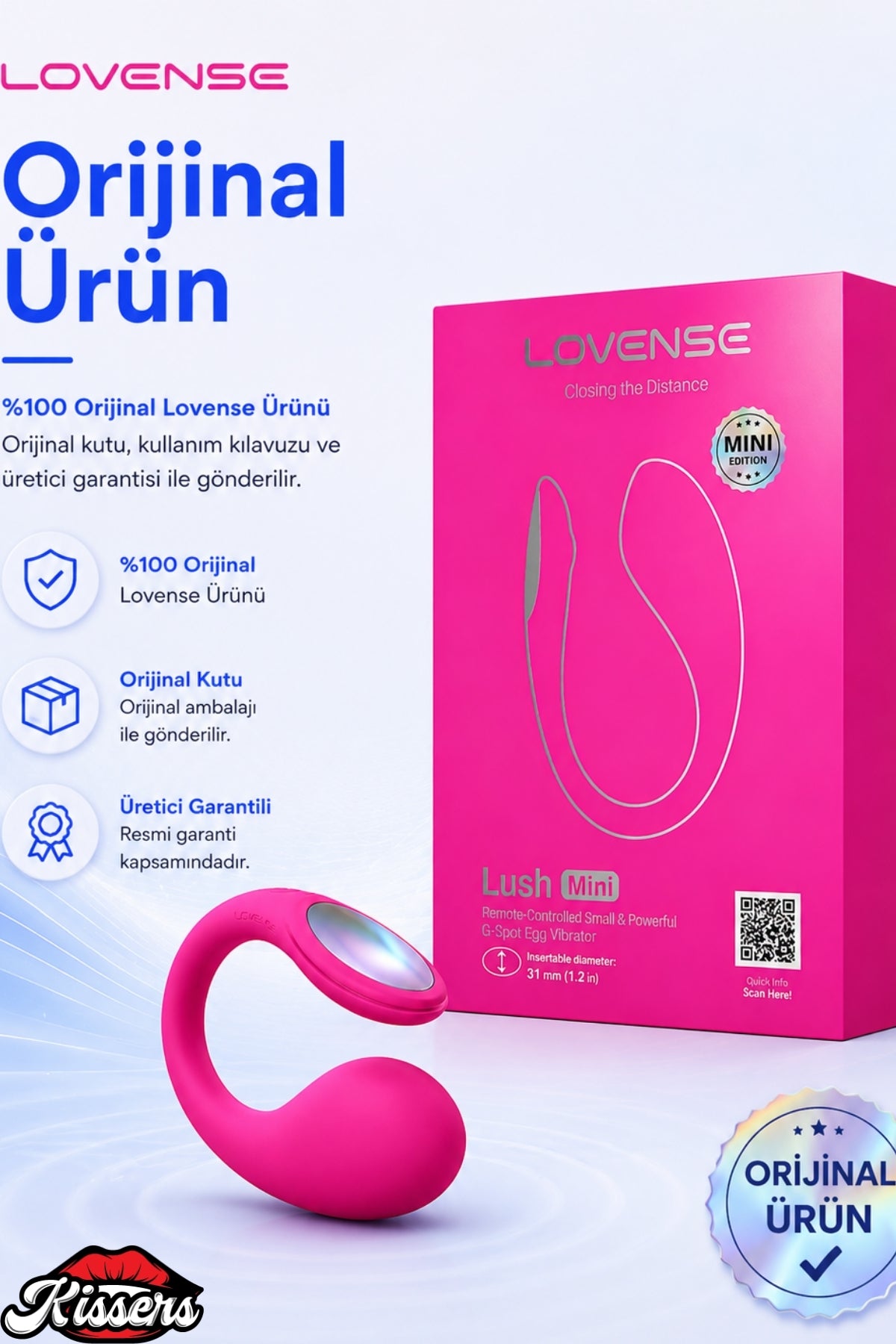 Lovense Dünyanin Her Yerinden Kontrol Edilebilen Giyilebilir Lush Mini Vibratör