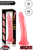 Gerçekçi Realistik Dokuda Vantuzlu Dildo Yapay Sert Jel Penis 21 cm