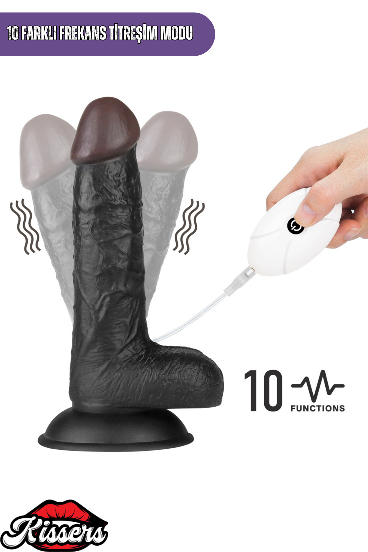 Lovetoy Ultra Realistik Titreşimli Belden Bağlamalı İçi Dolu Zenci Strap On Dildo 18 Cm