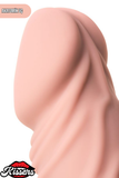 Gerçekçi Dokulu Titreşimli Yapay Penis Dildo 19 Cm Silikon Pil Çalışan 7 Kademeli Vibratör