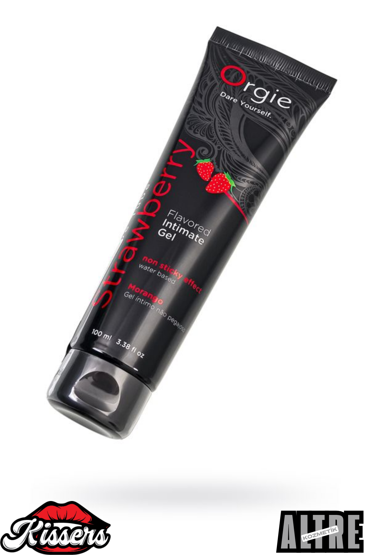 Orgie Strawberry Çilek Aromalı Kayganlaştırıcı Jel 100 Ml Su Bazlı Kissers