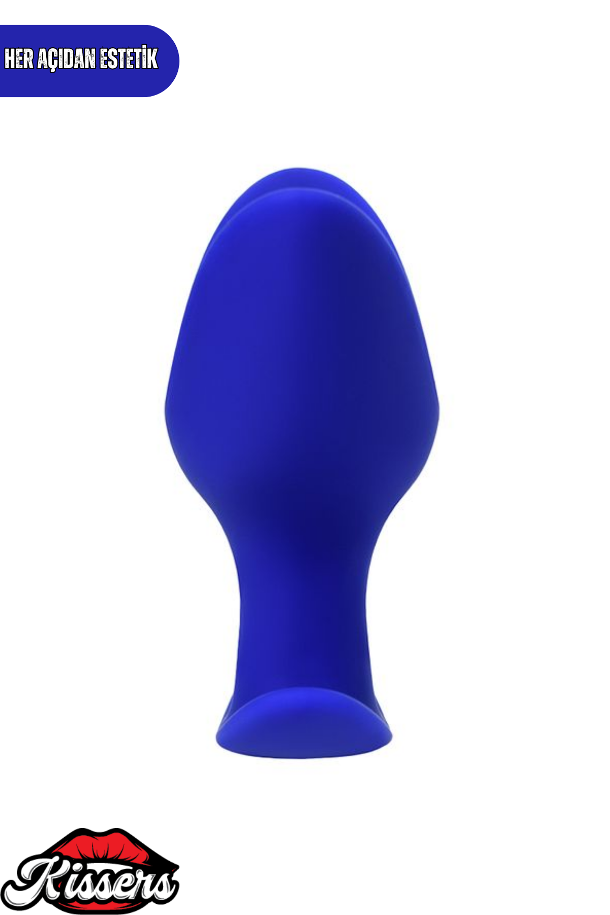 Bloom Genişleyen Silikon Anal Plug 9,5 cm Mavi Açılabilir Medikal Silikon