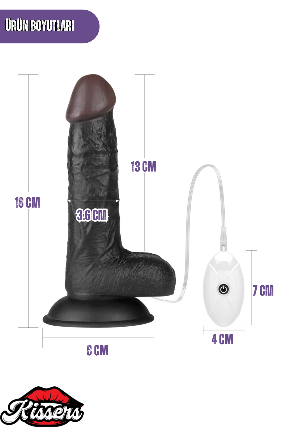 Lovetoy Ultra Realistik Titreşimli Belden Bağlamalı İçi Dolu Zenci Strap On Dildo 18 Cm