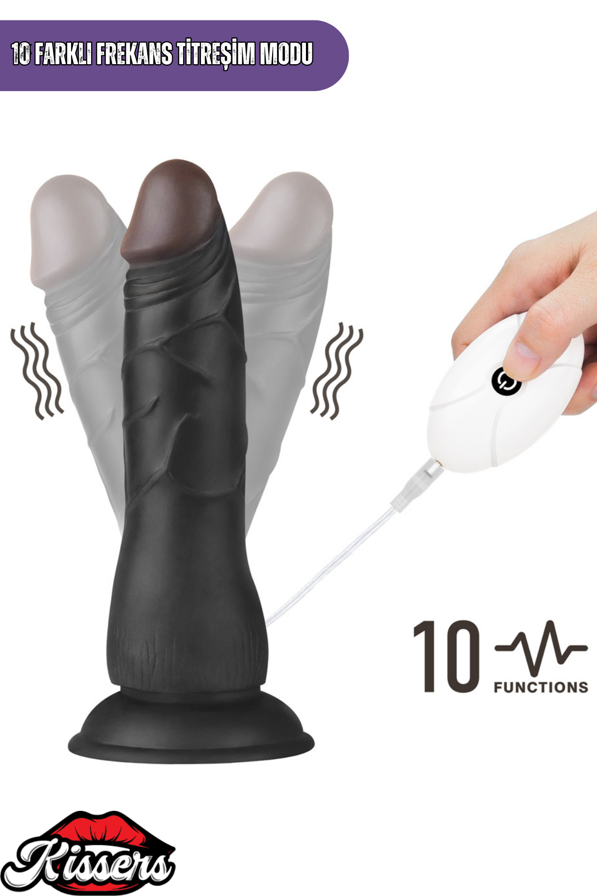 Lovetoy Ultra Realistik Titreşimli Belden Bağlamalı İçi Dolu Strap On Zenci Penis Dildo 19 Cm