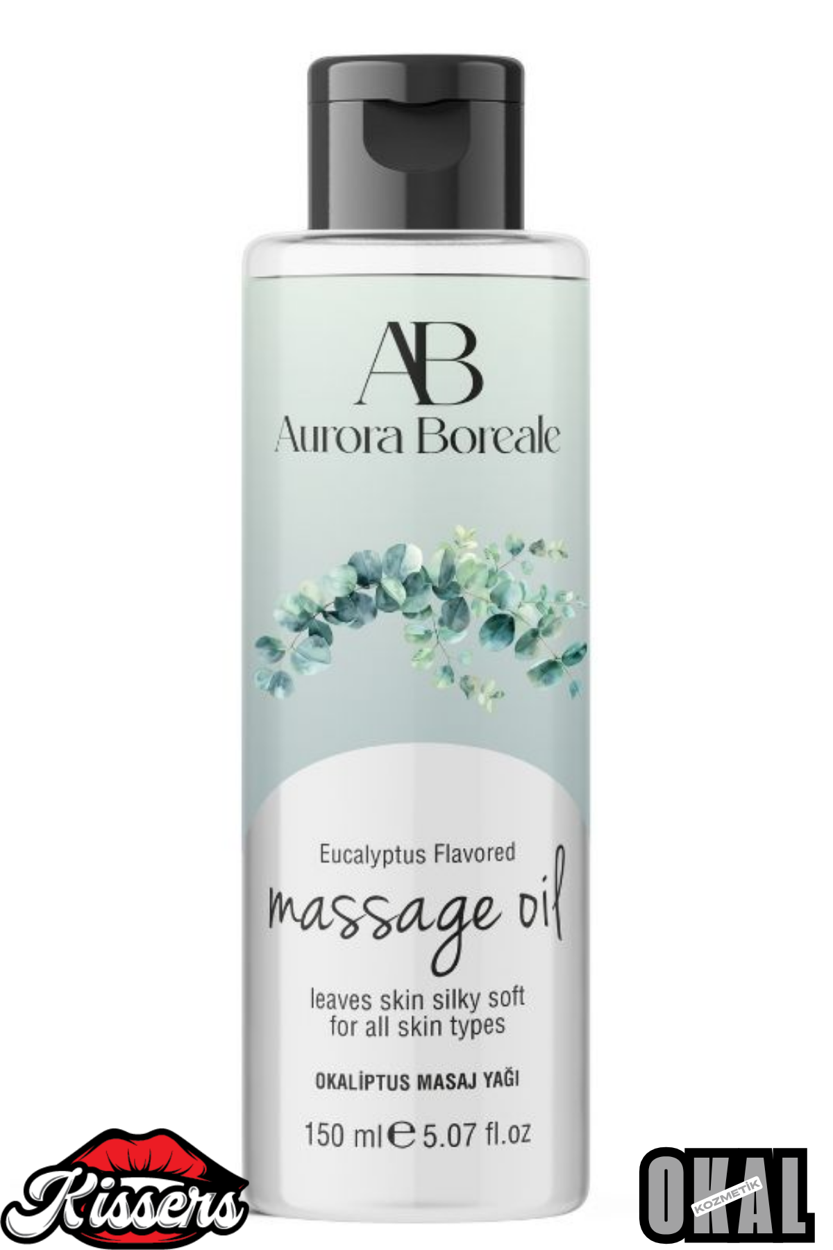 Aurora Boreale Okaliptus Aromalı Isıtıcı Etkili Masaj Yağı 150 ml Su Bazlı Masaj Yağı