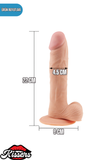 Lovetoy Eğilip Bükülebilir Vantuzlanabilir Ultra Soft Dildo Penis 22 cm