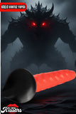 Ultra Gerçekçi Büyük Boy Realistik Kalın Monster Kraken Kırmızı Dildo Yapay Penis 21 cm
