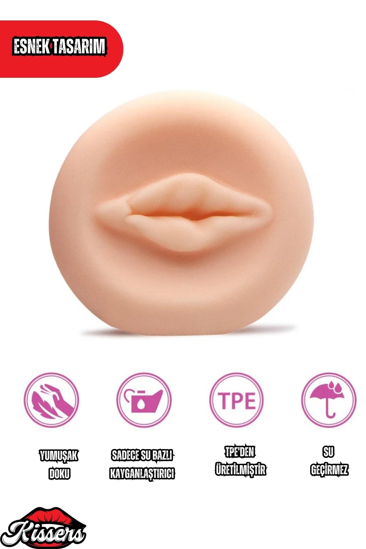  Yumuşak Dokuda Lüks Tüm Pompalara Uyumlu Oral Dudak Yedek Penis Vakum Pompa Başlığı