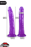 Gerçekçi Realistik Dokuda Vantuzlu Dildo Yapay Sert Jel Penis 21 cm 2