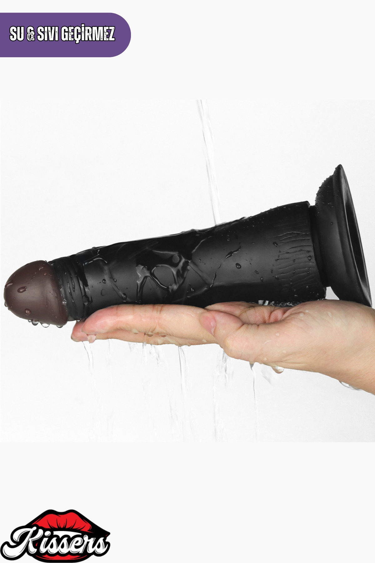 Lovetoy Ultra Realistik Titreşimli Belden Bağlamalı İçi Dolu Strap On Zenci Penis Dildo 19 Cm
