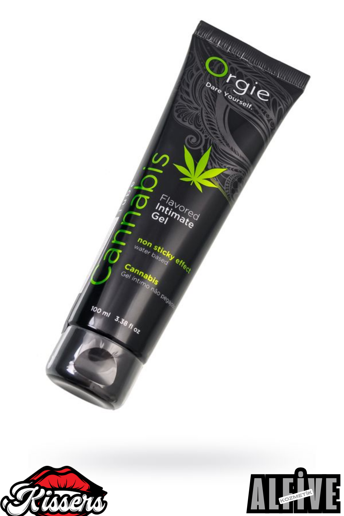 Orgie Cannabis Aromalı Kayganlaştırıcı Jel 100 Ml Su Bazlı Kissers