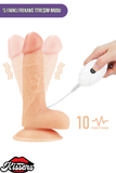 Lovetoy Ultra Realistik Titreşimli Belden Bağlamalı İçi Dolu Strap On Skin Penis Dildo 18 Cm
