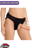 Lovetoy Ultra Realistik Titreşimli Belden Bağlamalı İçi Dolu Strap On Skin Penis Dildo 18 Cm