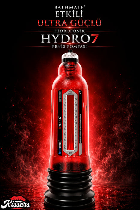 Bathmate Etkili Ultra Güçlü Hidroponik Hydro 7 Penis Pompası