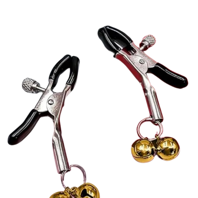 Sarı Zilli Göğüs Uyarıcı Meme Ucu Klipsi Nipple Clamps With Yellow Bell